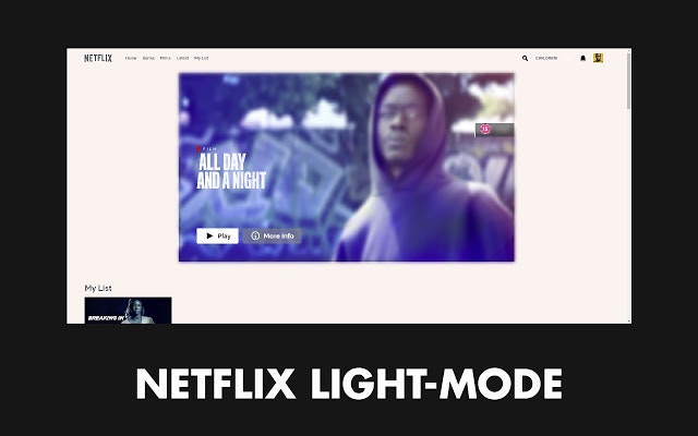Light Mode for Netflix gallery image