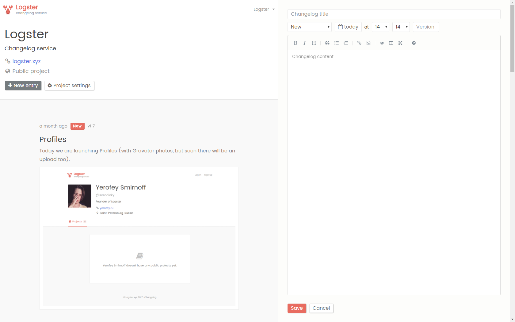 Logster [closed] gallery image
