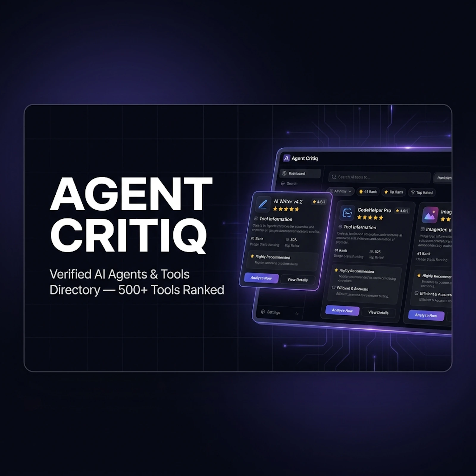 Agent Critiq screenshot 1
