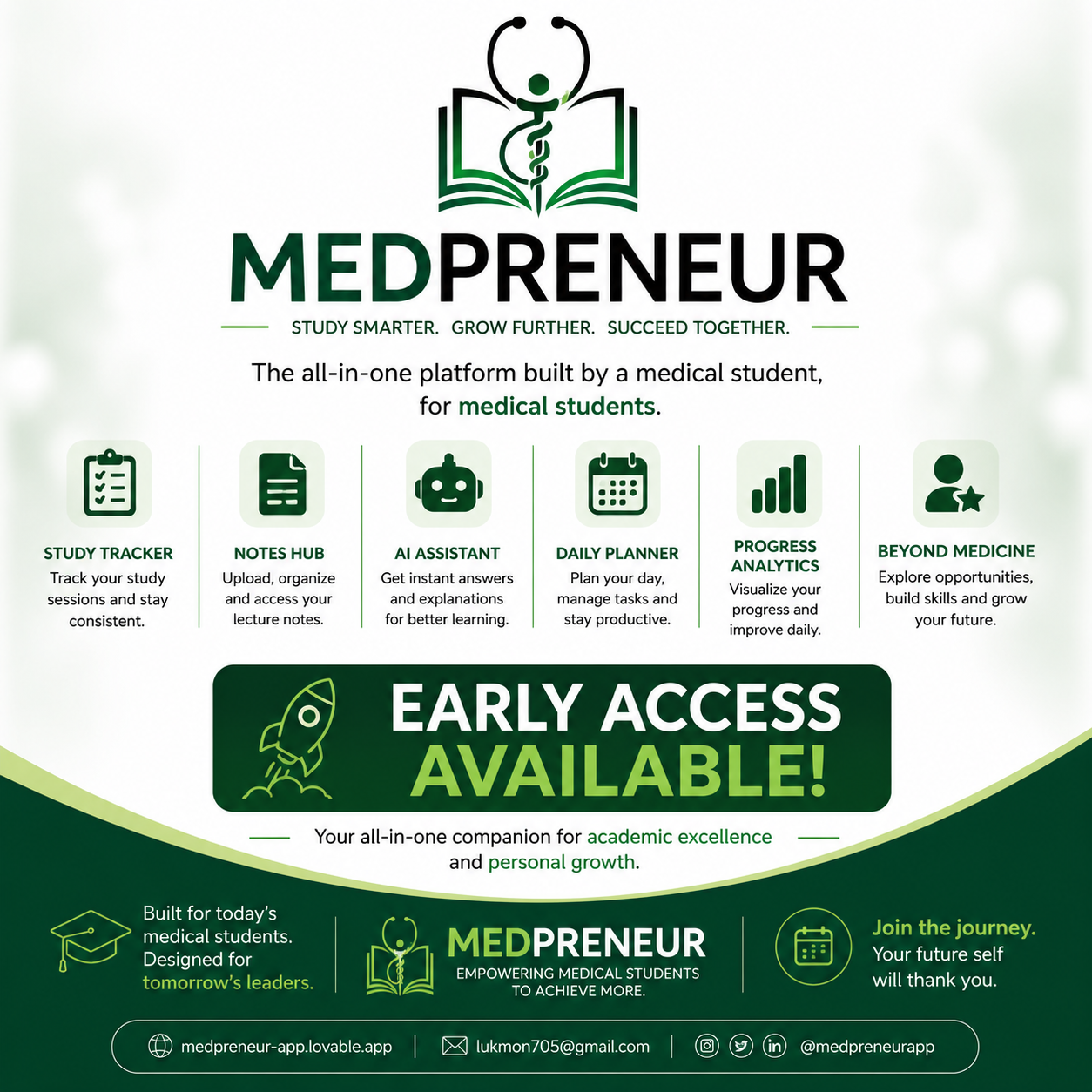 MedPreneur — Study, Build, Heal. gallery image