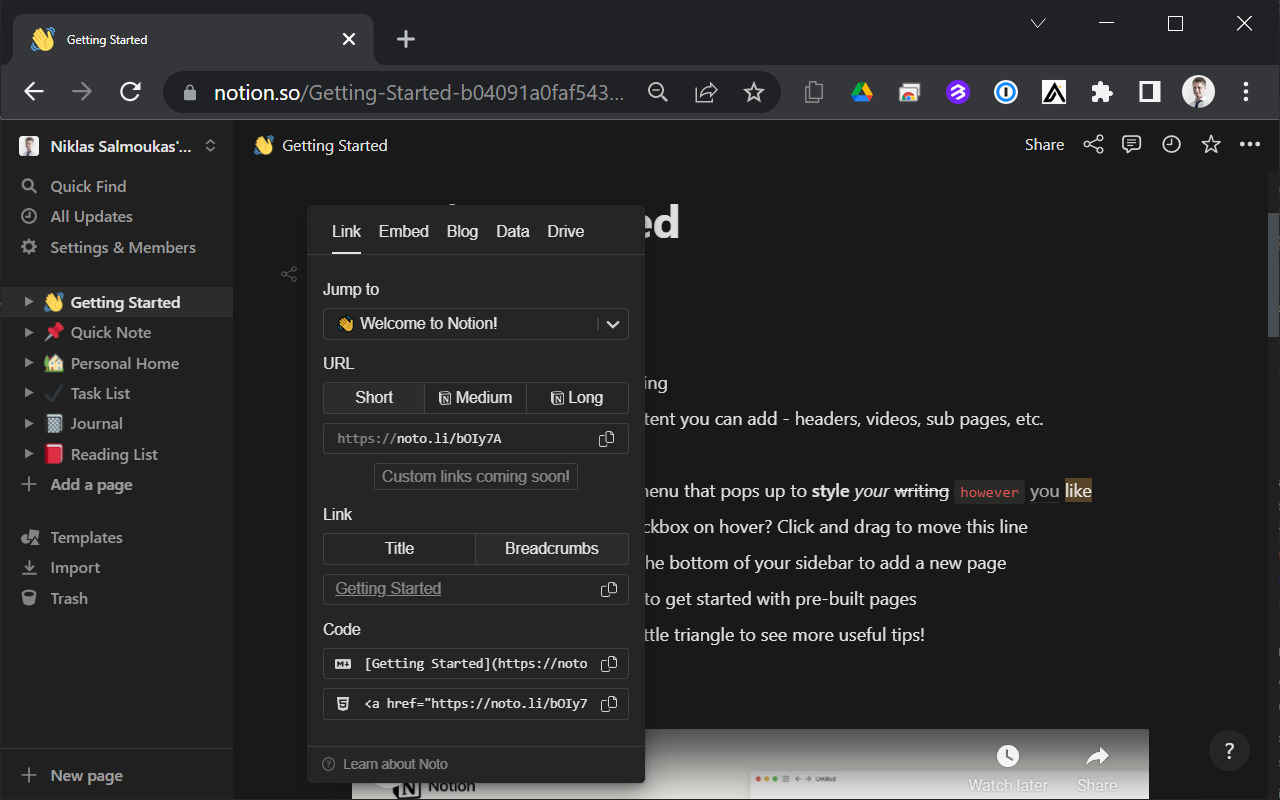 Noto Link gallery image