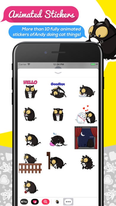 Andy the Cat Stickers gallery image