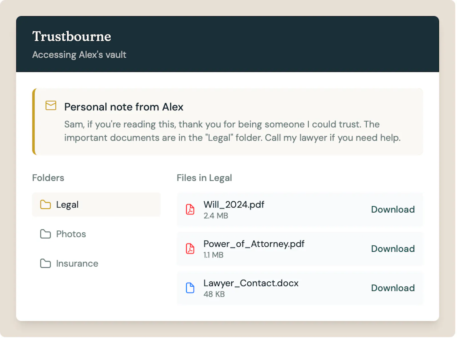 Trustbourne screenshot 4