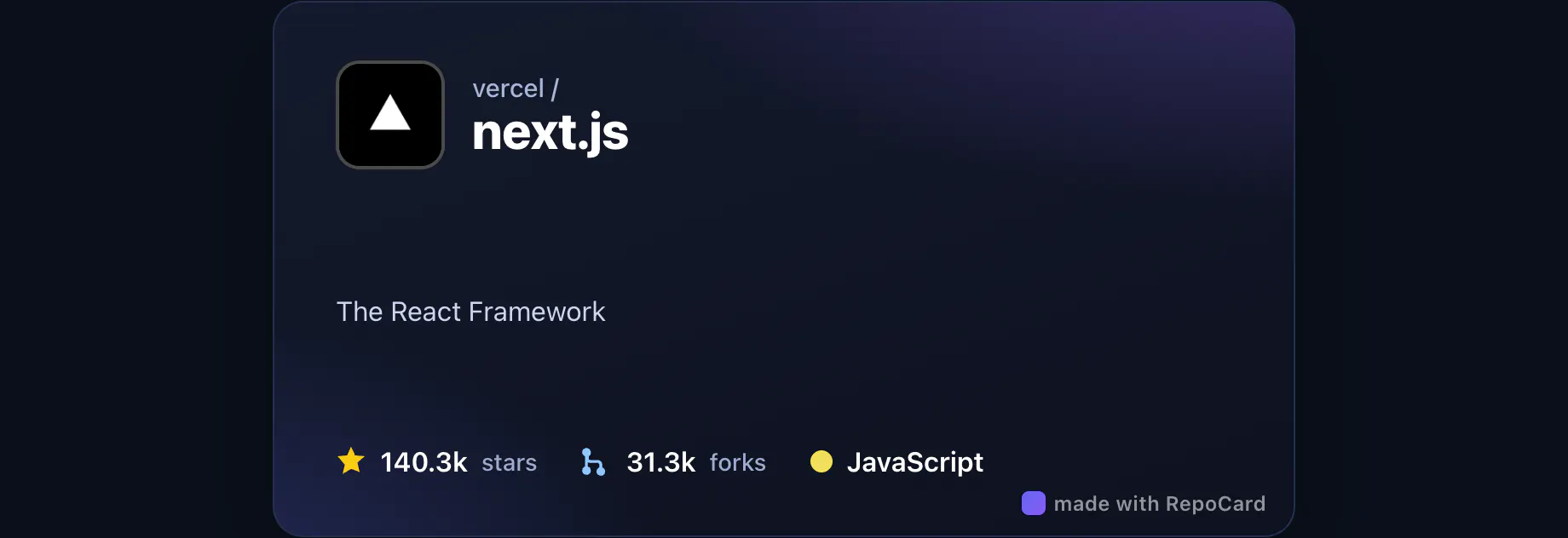 RepoCard product banner