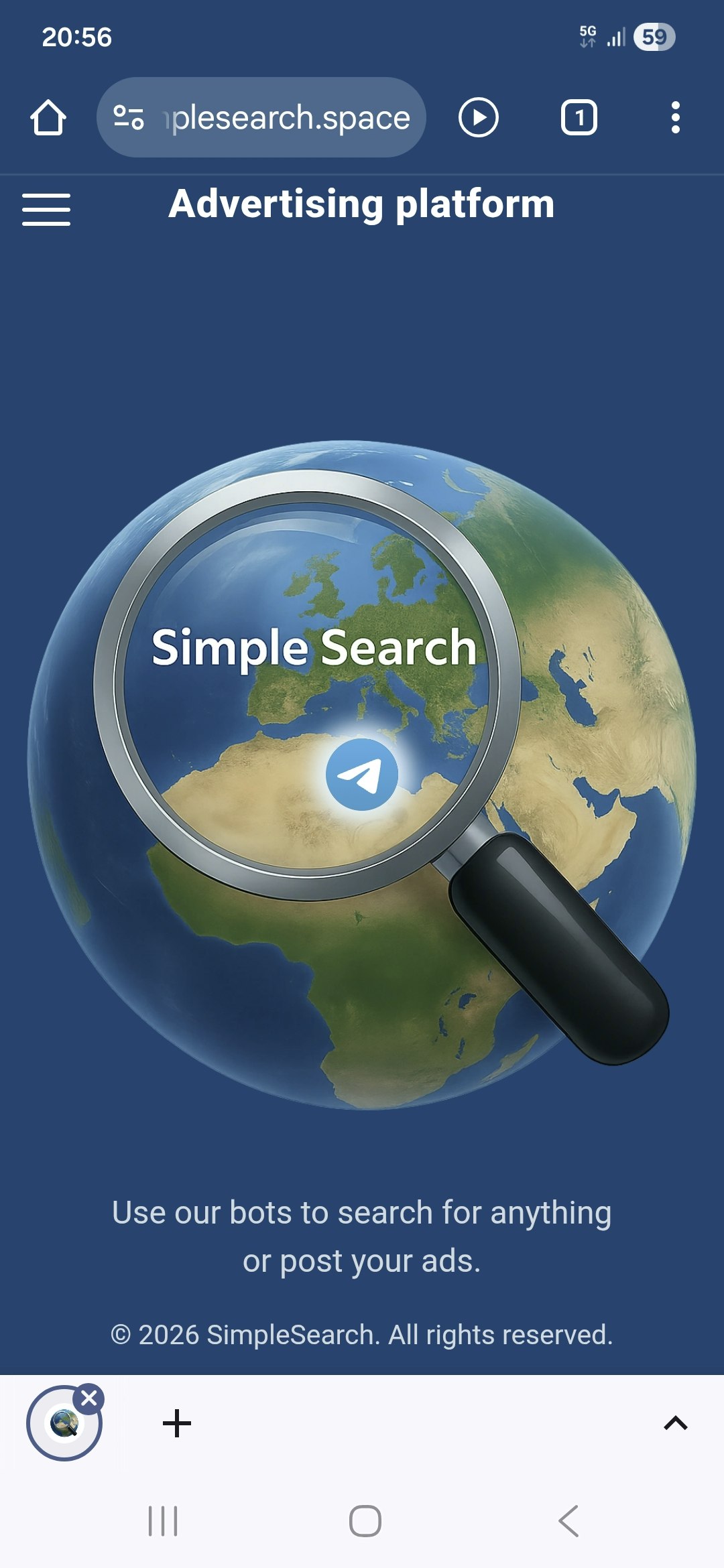 SimpleSearch - Screenshot 2 showing product features and functionality