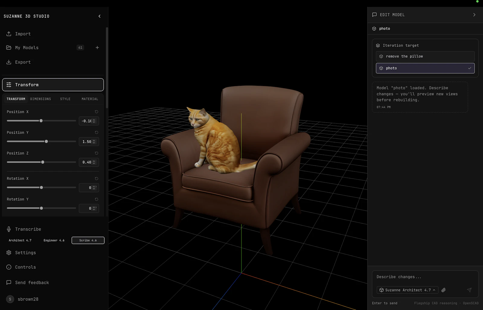 Suzanne 3D screenshot 4