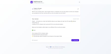 DailyPrompt — AI Journaling Prompts gallery image