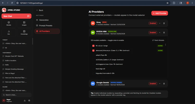 Oprel  v0.6.0 screenshot 9