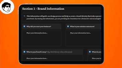 Notion Brand Questionnaire  Template gallery image