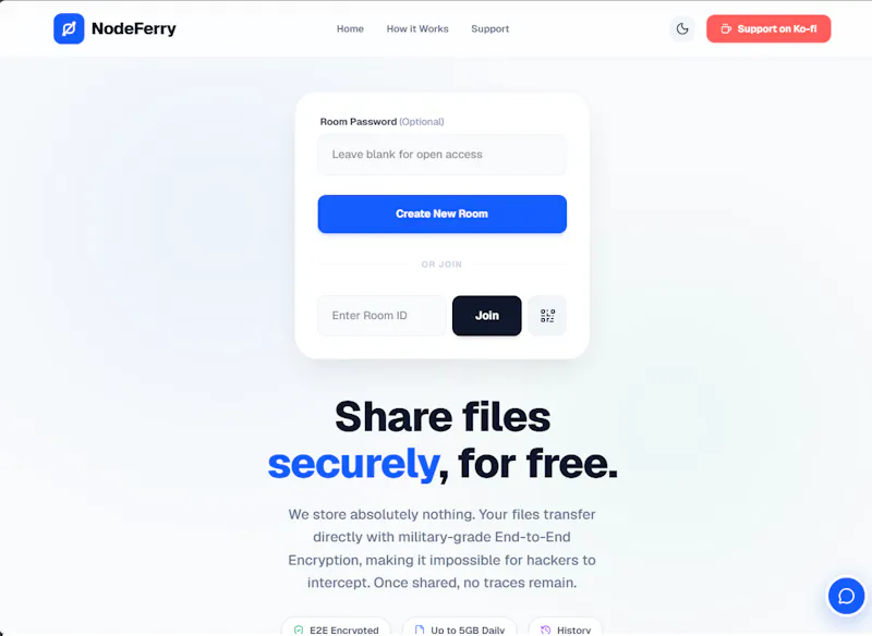 NodeFerry screenshot 1