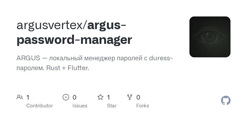 ARGUS screenshot 1