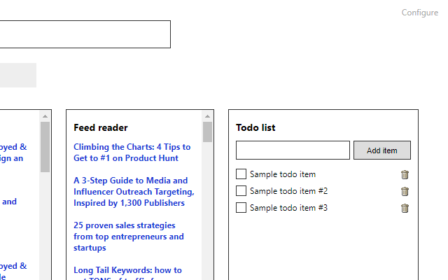 Best New Tab Page Extension for Chrome gallery image