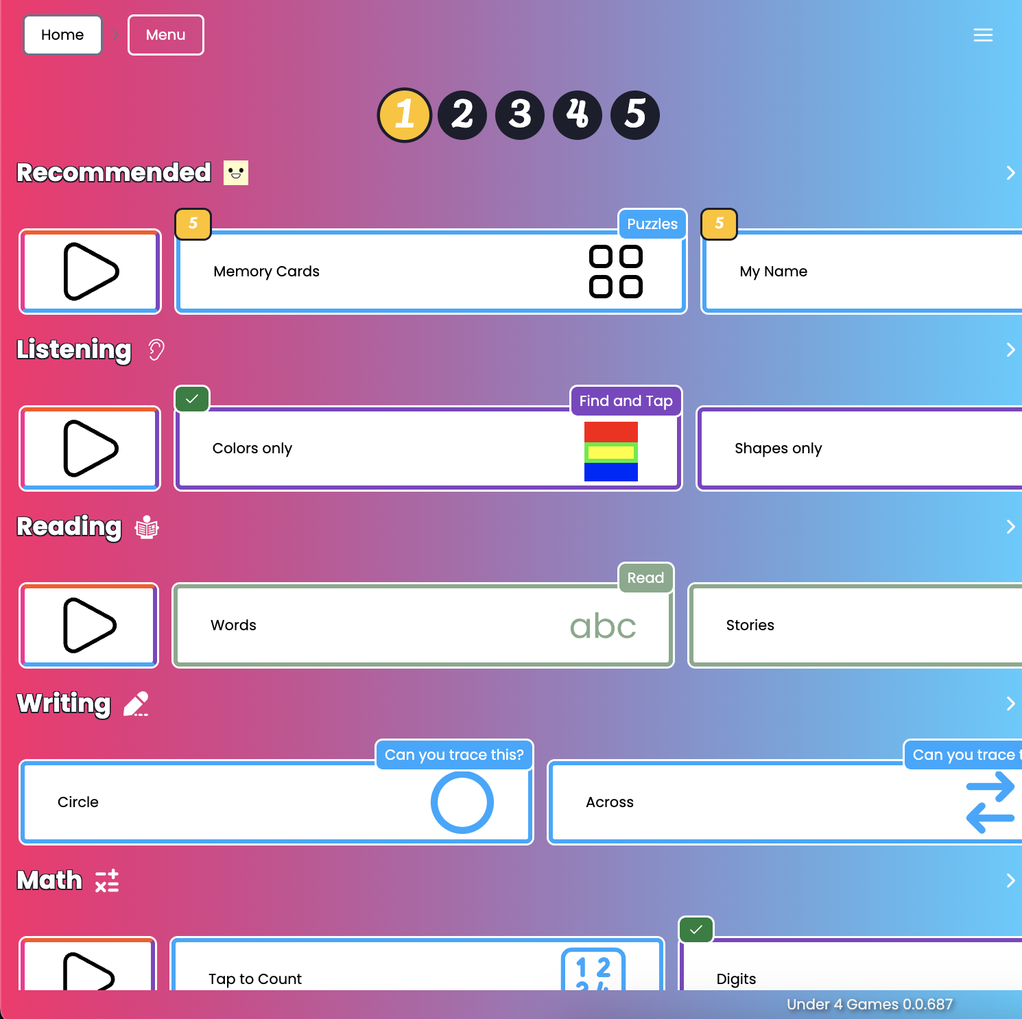 Under 4 Games gallery image