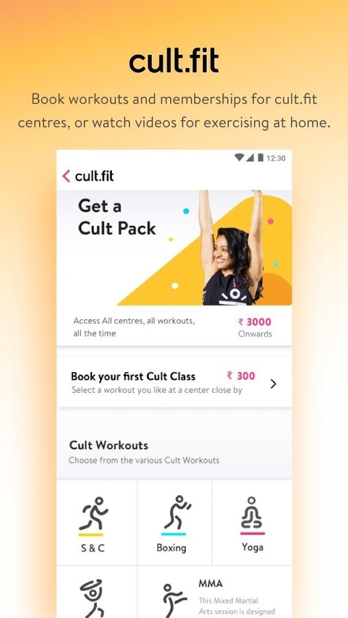 cure.fit gallery image