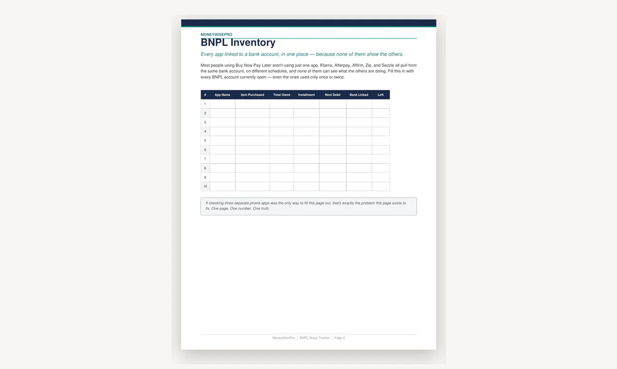 BNPL Stack Tracker gallery image