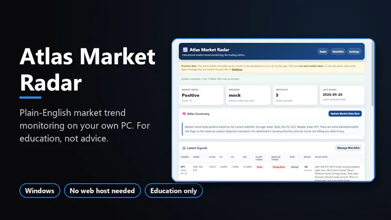 Atlas Market Radar screenshot 3