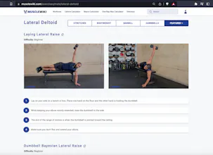 MuscleWiki Advanced Body Map gallery image