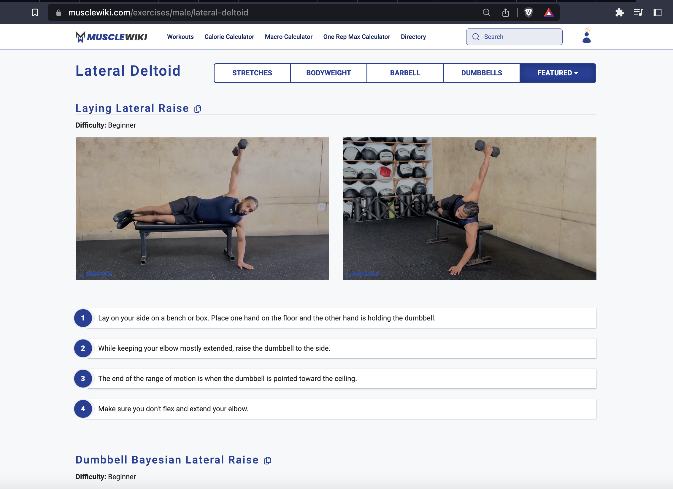 Musclewiki Advanced Body Map Medien 3