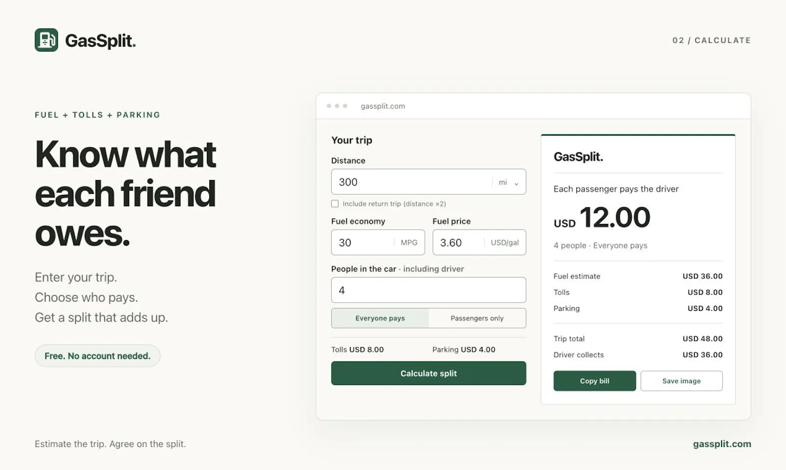 GasSplit screenshot 2