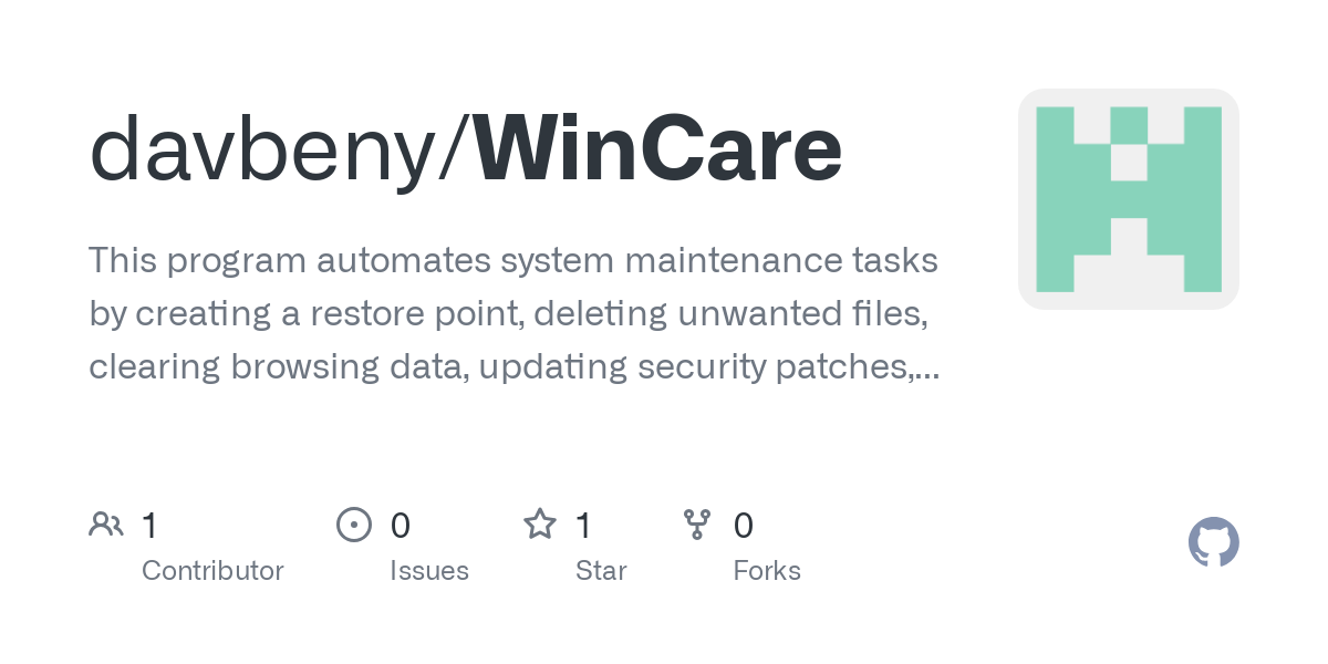 Media Wincare - Tự động hóa bảo trì Windows 2