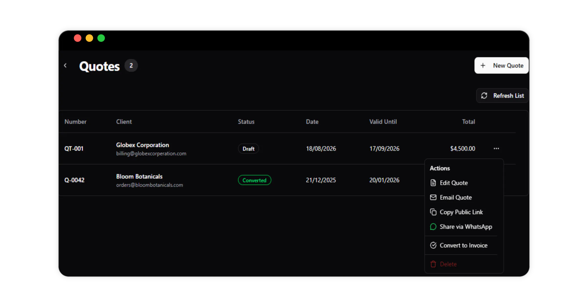 InvoiceDeck 2.0 gallery image