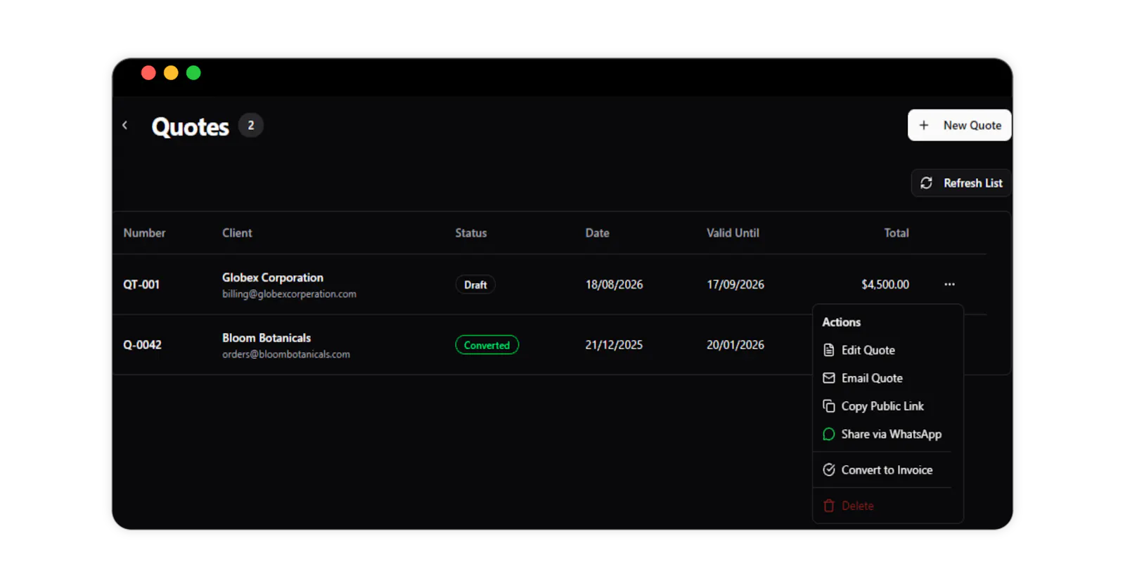 InvoiceDeck 2.0 screenshot 5