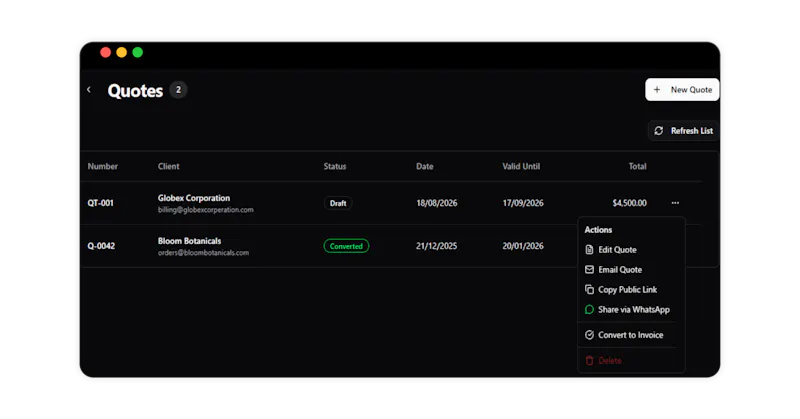 InvoiceDeck 2.0 screenshot 5
