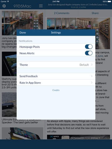 9to5 mac iOS app gallery image