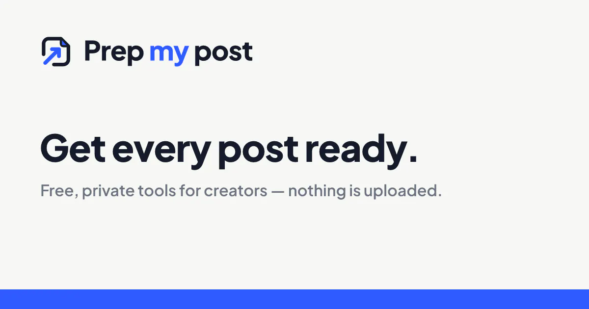 PrepMyPost gallery image