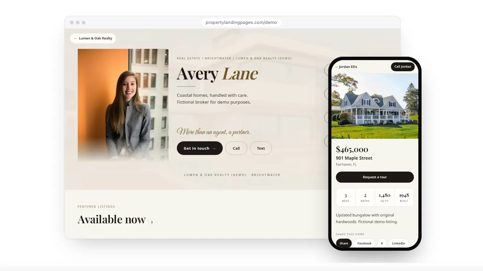 Property Landing Pages screenshot 1