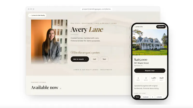 Property Landing Pages screenshot 1