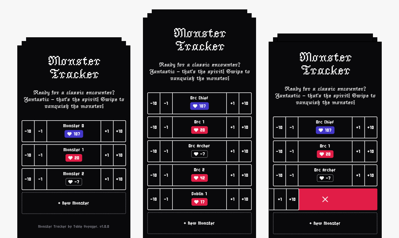 Media Monster Tracker - Pertemuan TTRPG tidak pernah lebih mudah 2
