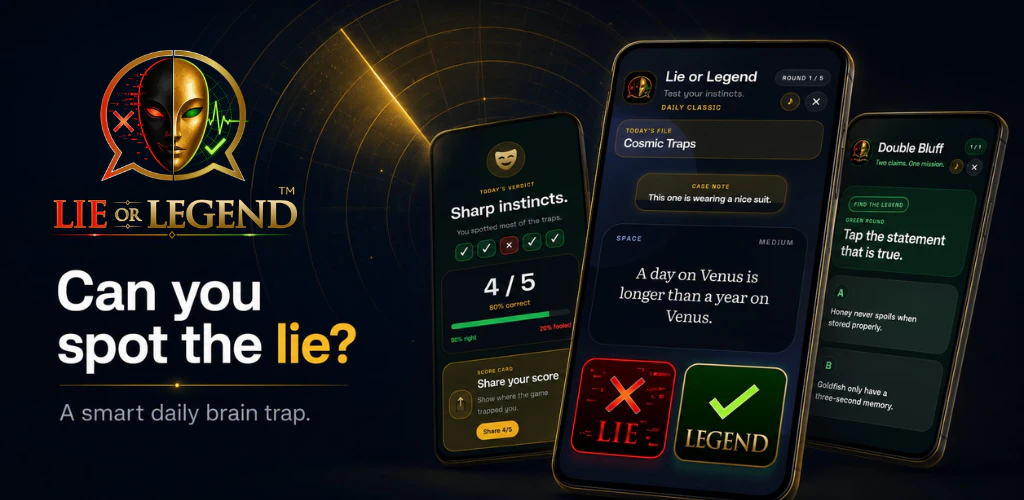 Lie or Legend 截图