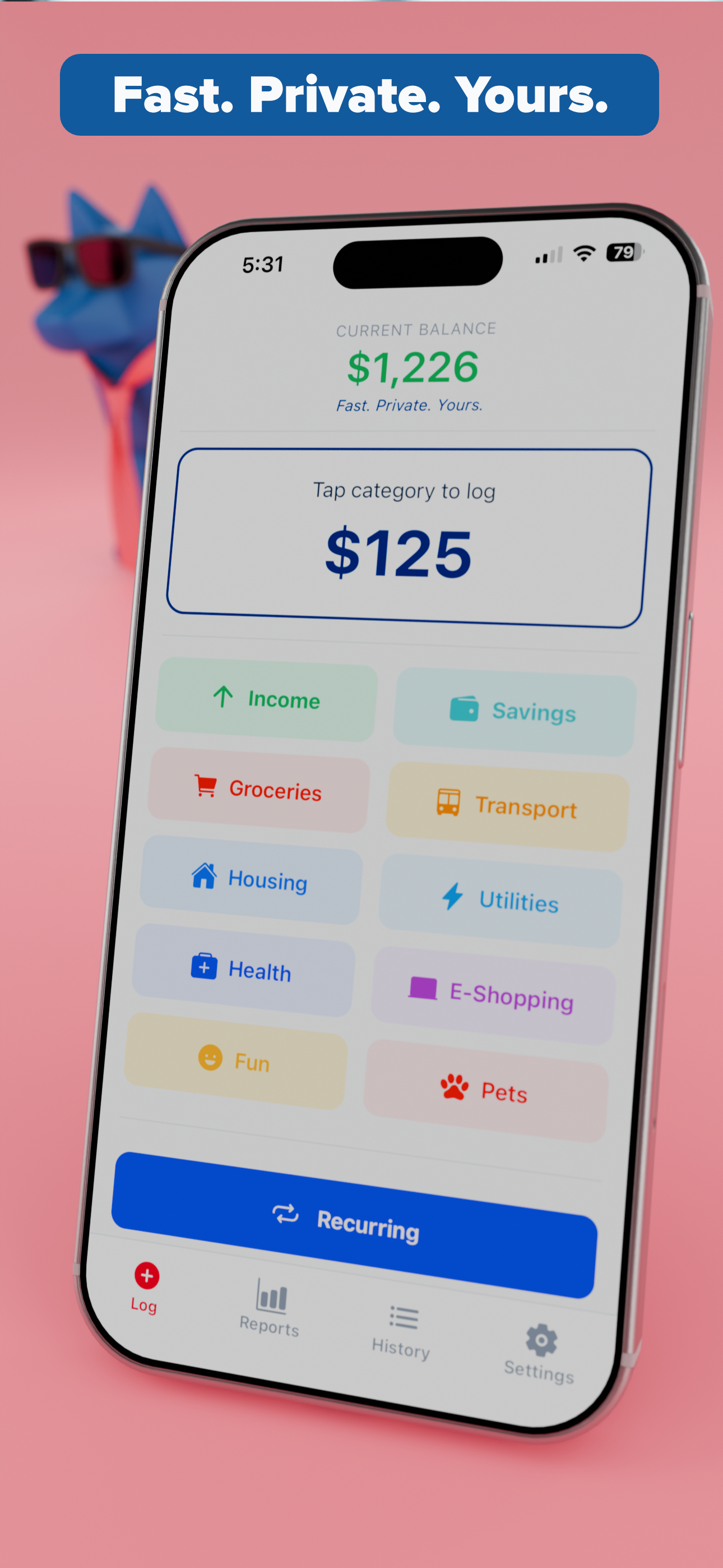 LoboTracker - Expense tracking app gallery image