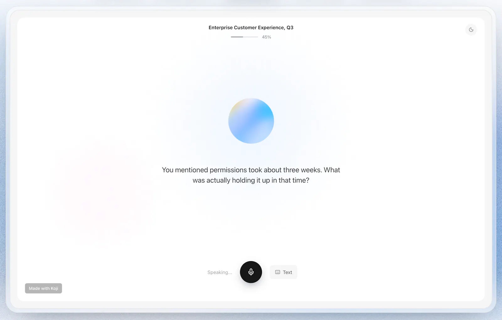 Koji AI-Native Research Platform screenshot 5
