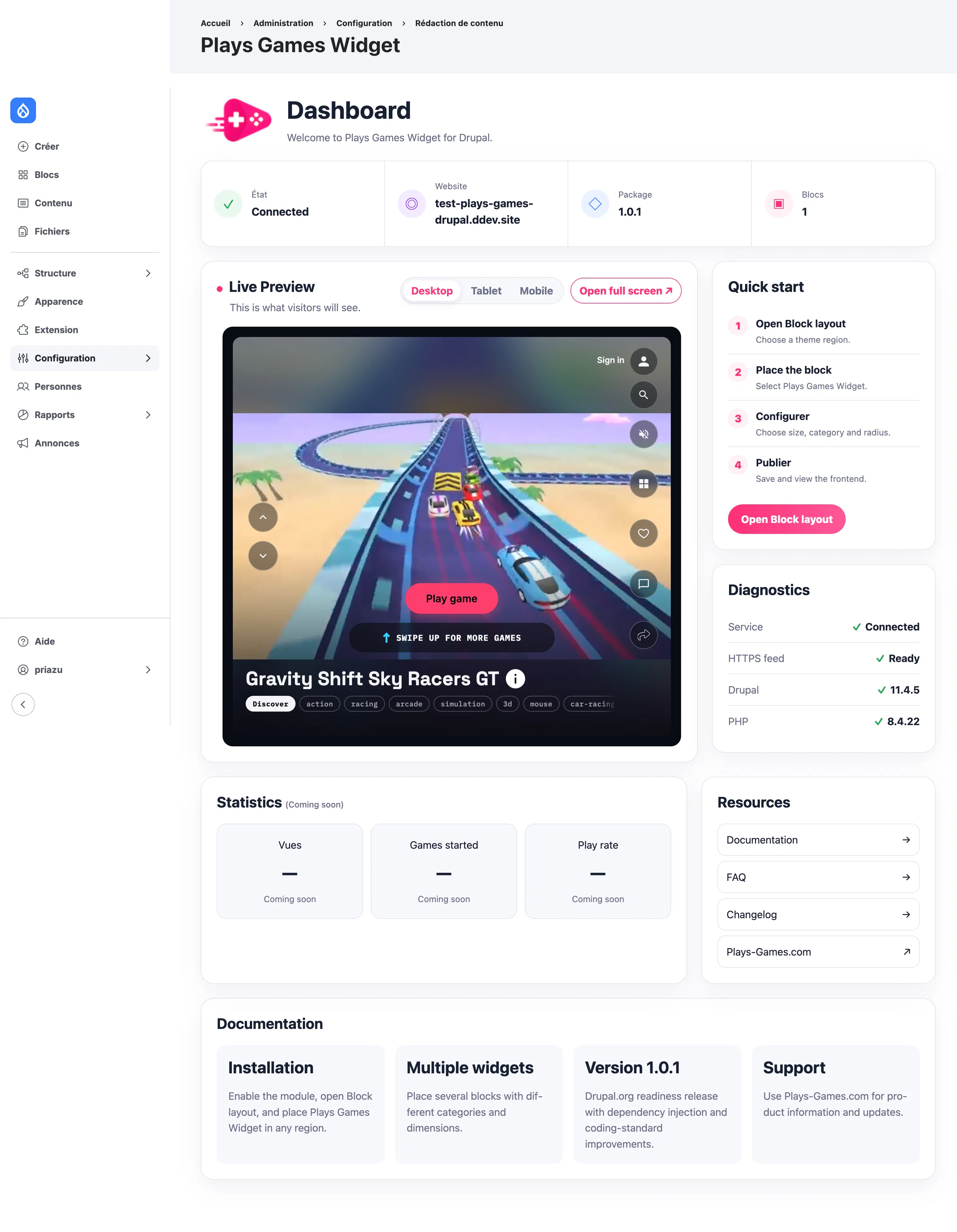 Plays Games — endless game feed - Widget gallery image