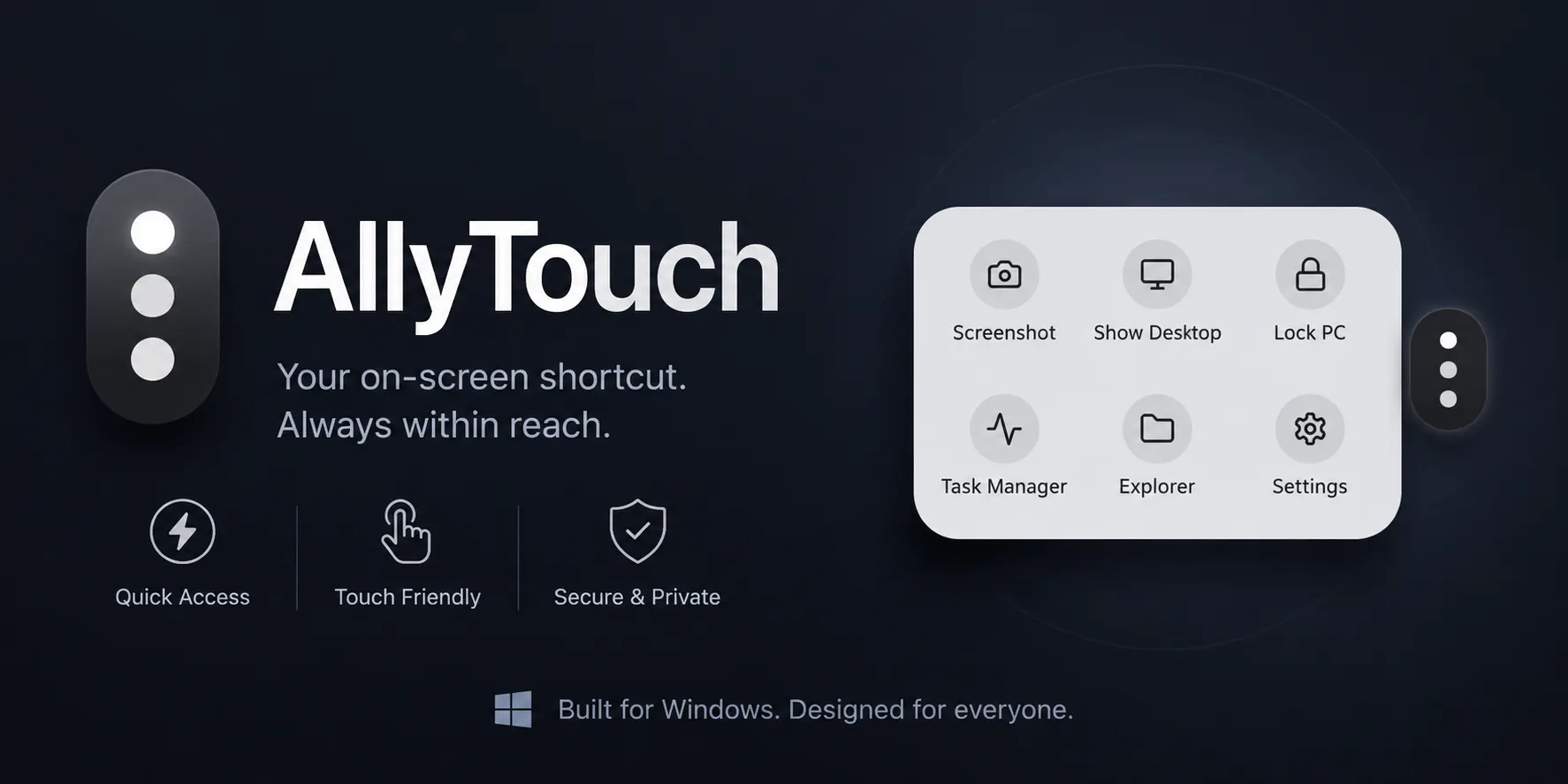 AllyTouch screenshot