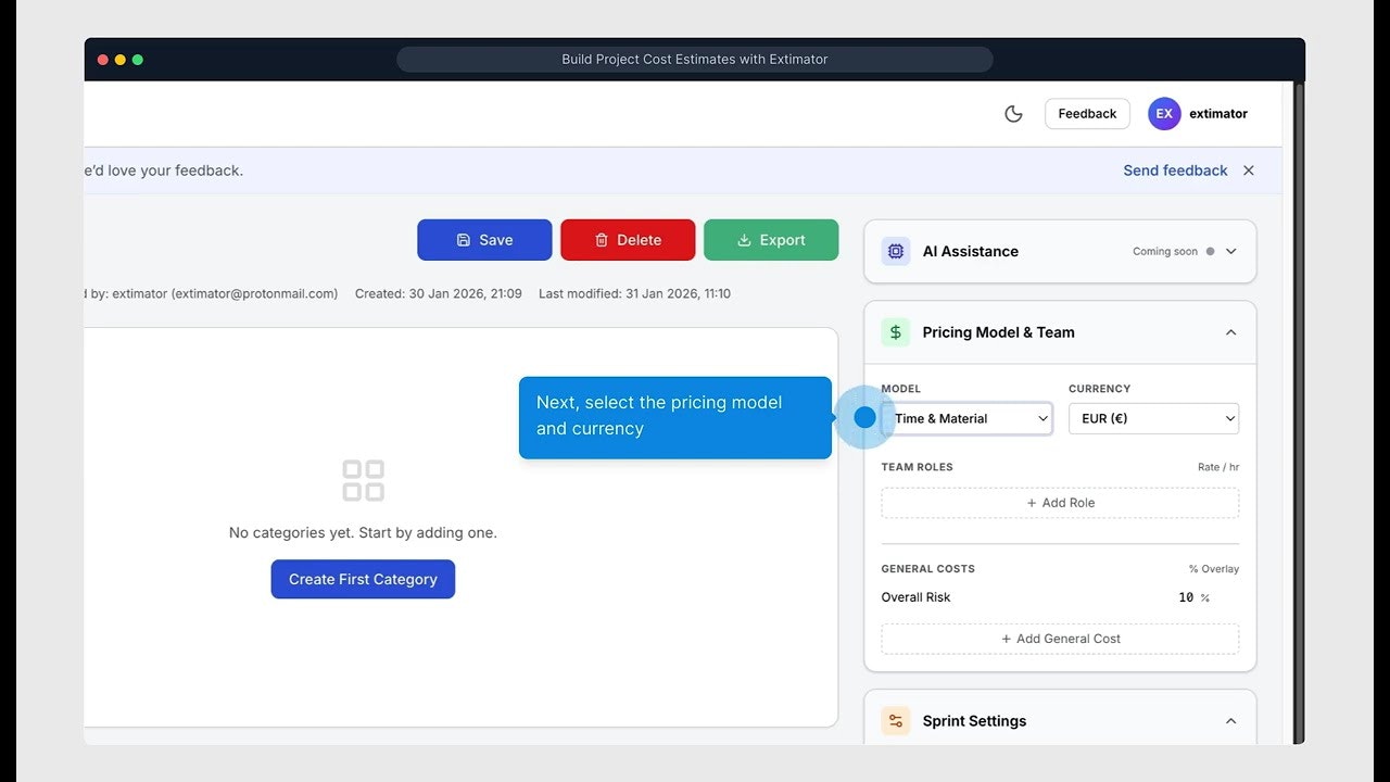 Extimator gallery image