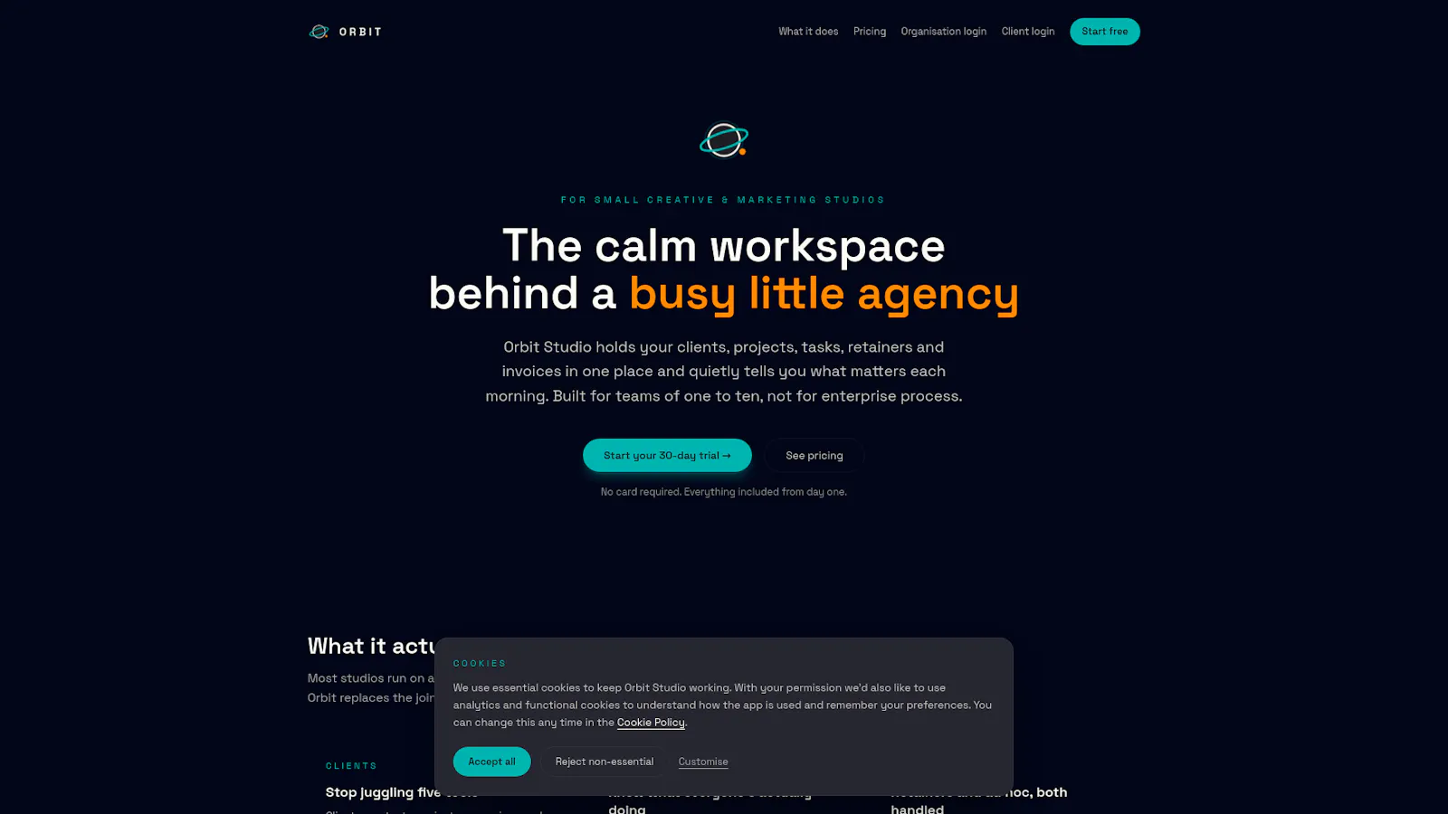 Orbit Studios screenshot 1