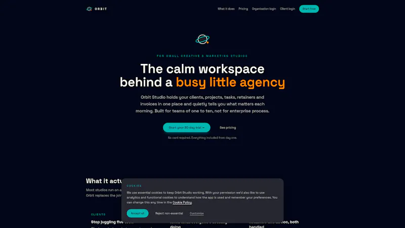 Orbit Studios screenshot 1