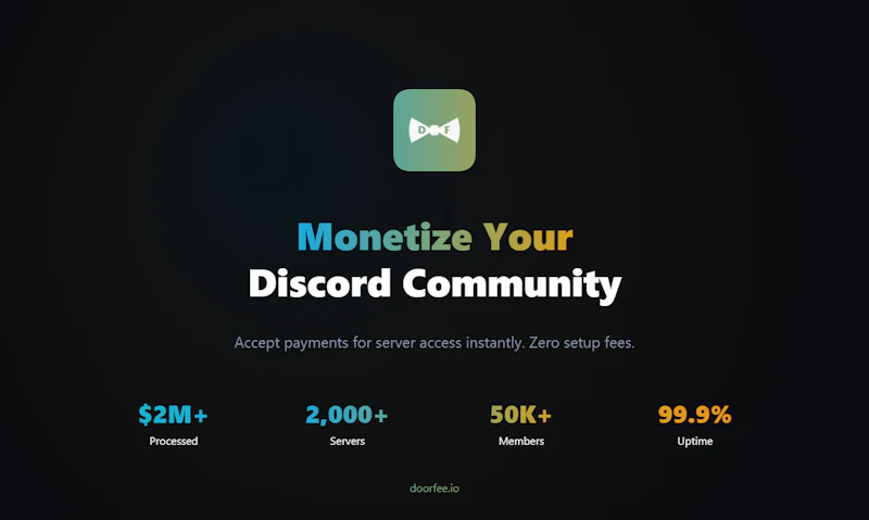 DoorFee screenshot 1