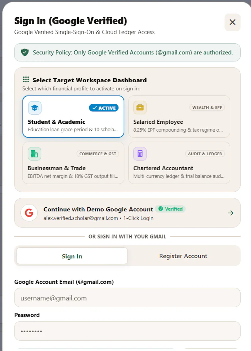 HisaabSetu — Sovereign Financial Suite screenshot 3