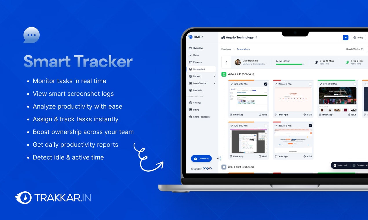 TRAKKAR.in - Monitoraggio del tempo più intelligente media 1