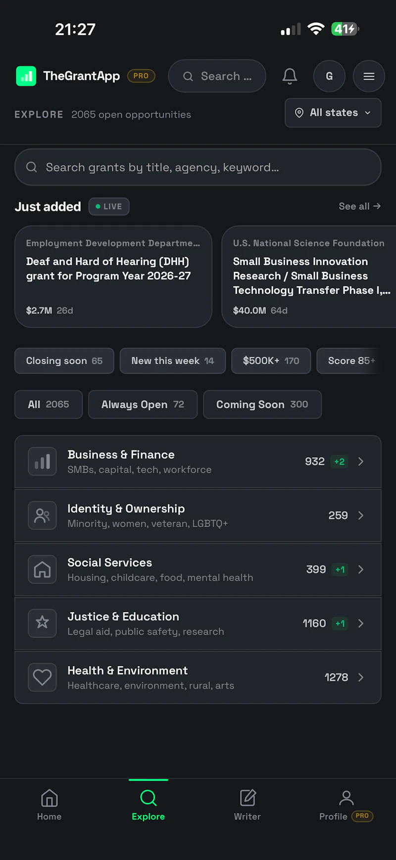 TheGrantApp screenshot 6