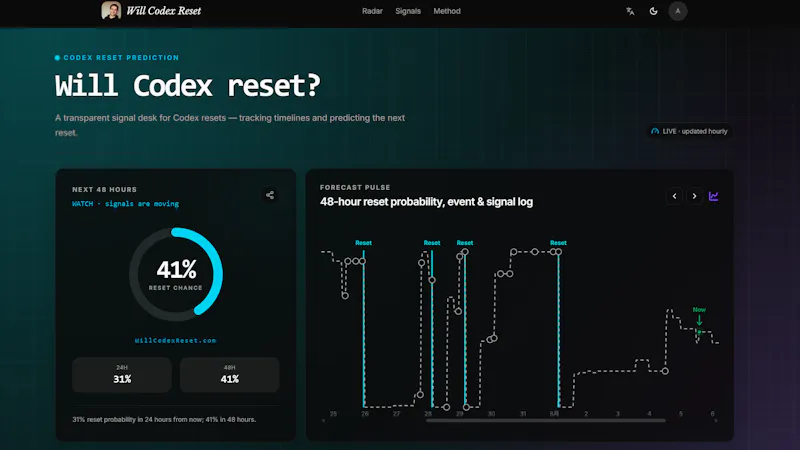 Will Codex Reset screenshot 1