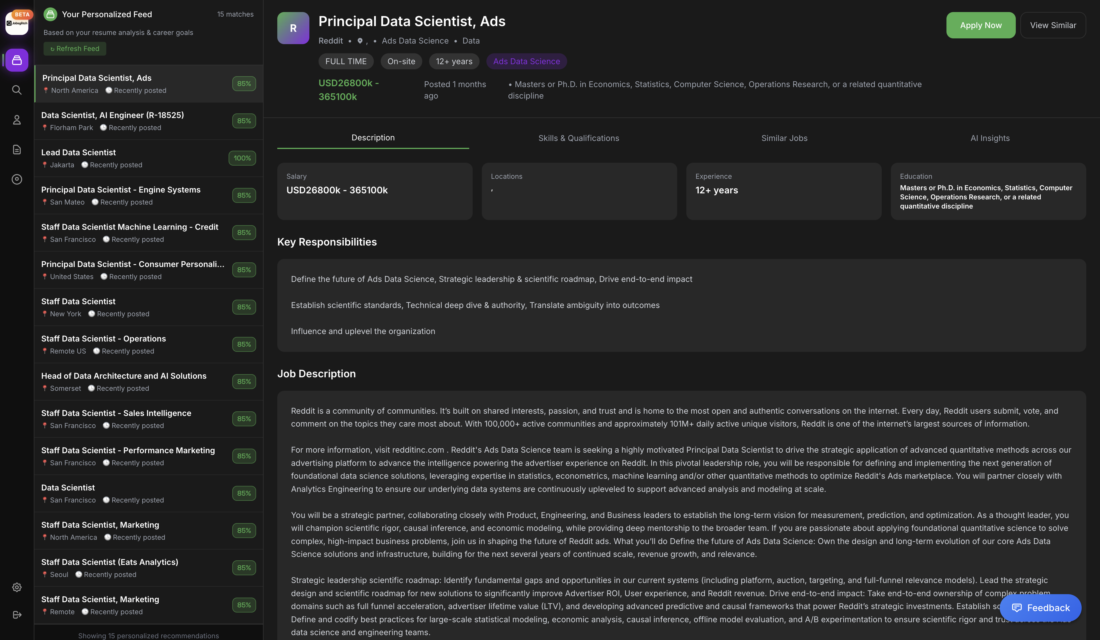 Beta - Screenshot 4 showing product features and functionality