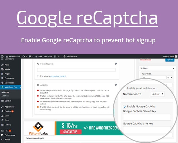 Multi Step Registration Plugin gallery image