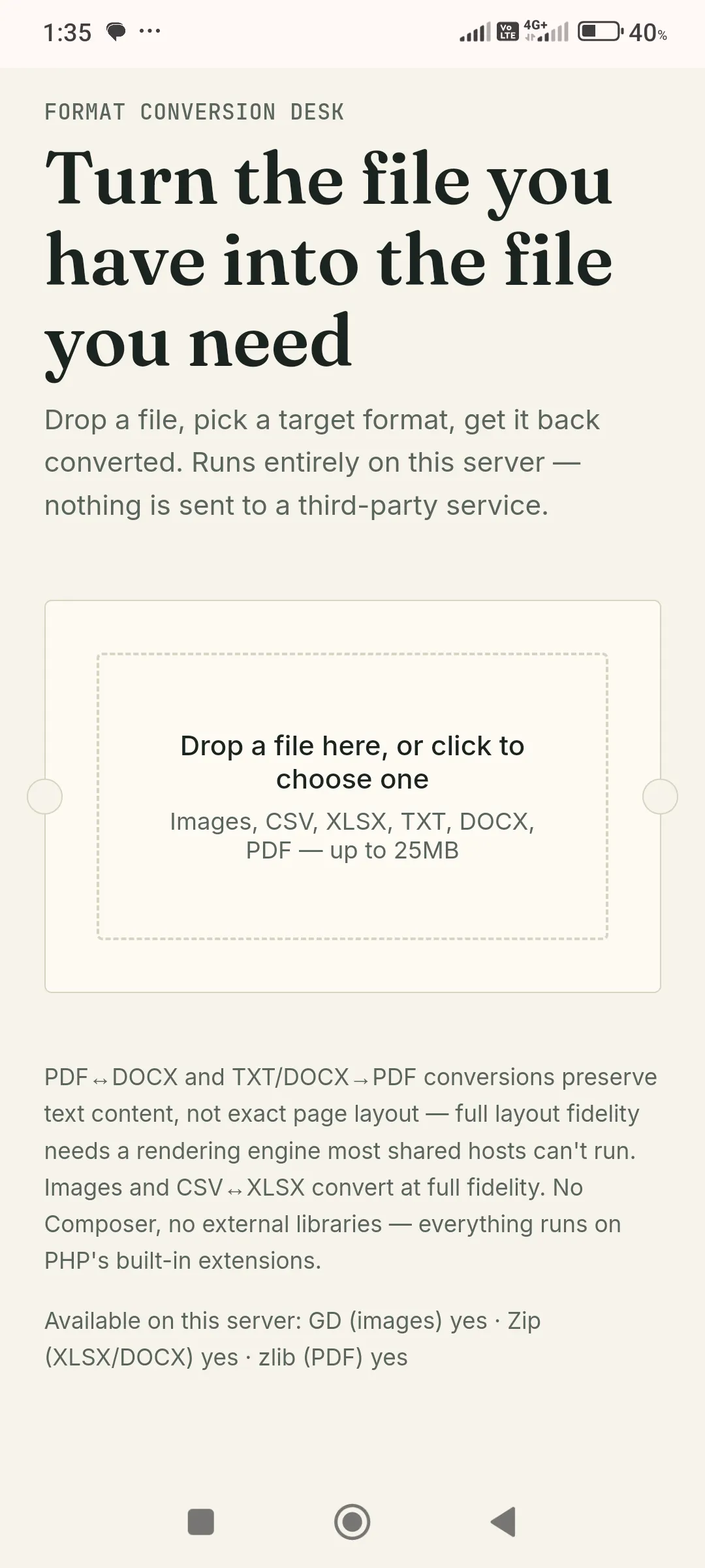 FileSnap — file format converter gallery image