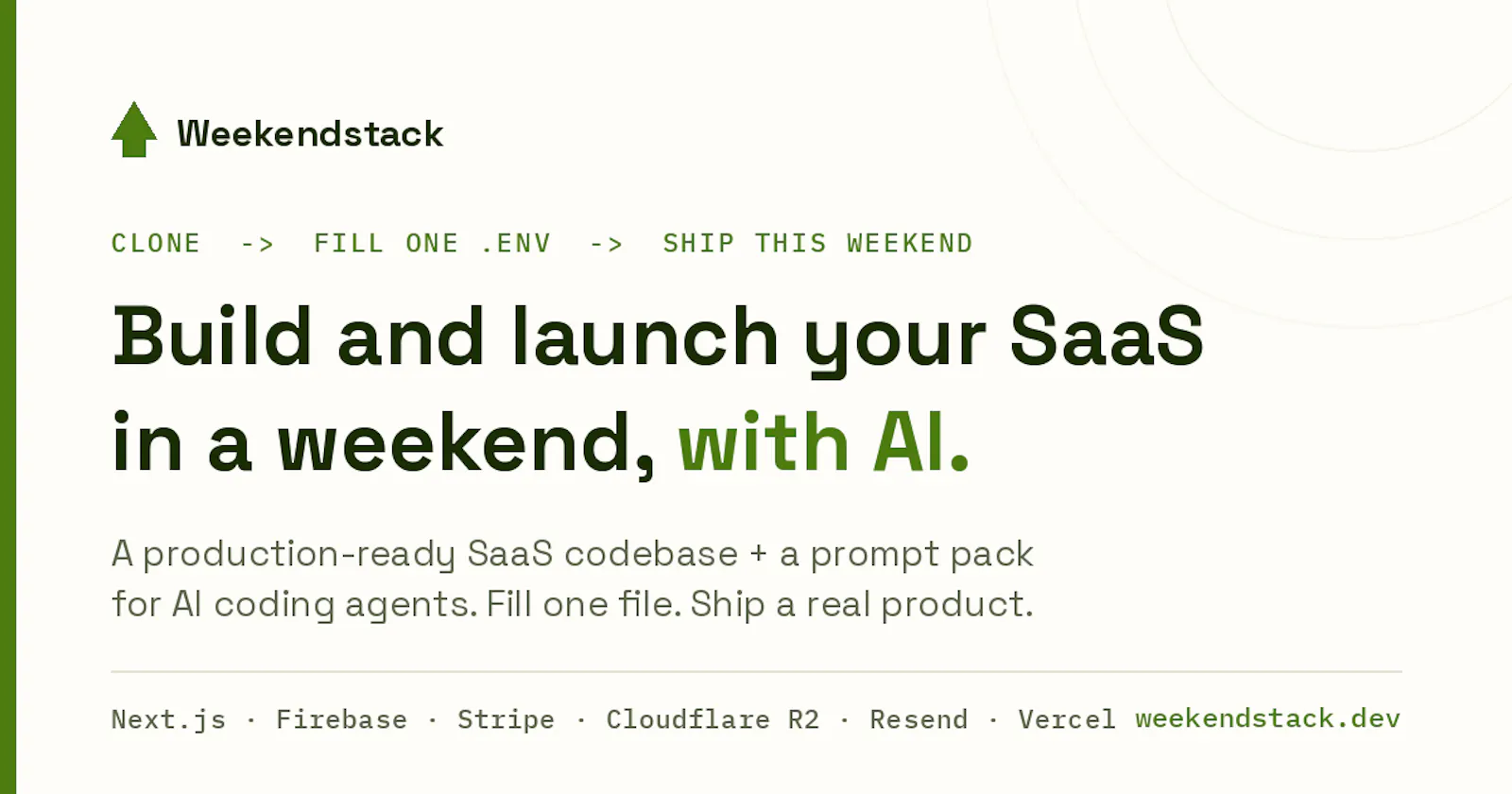 Weekendstack screenshot 1