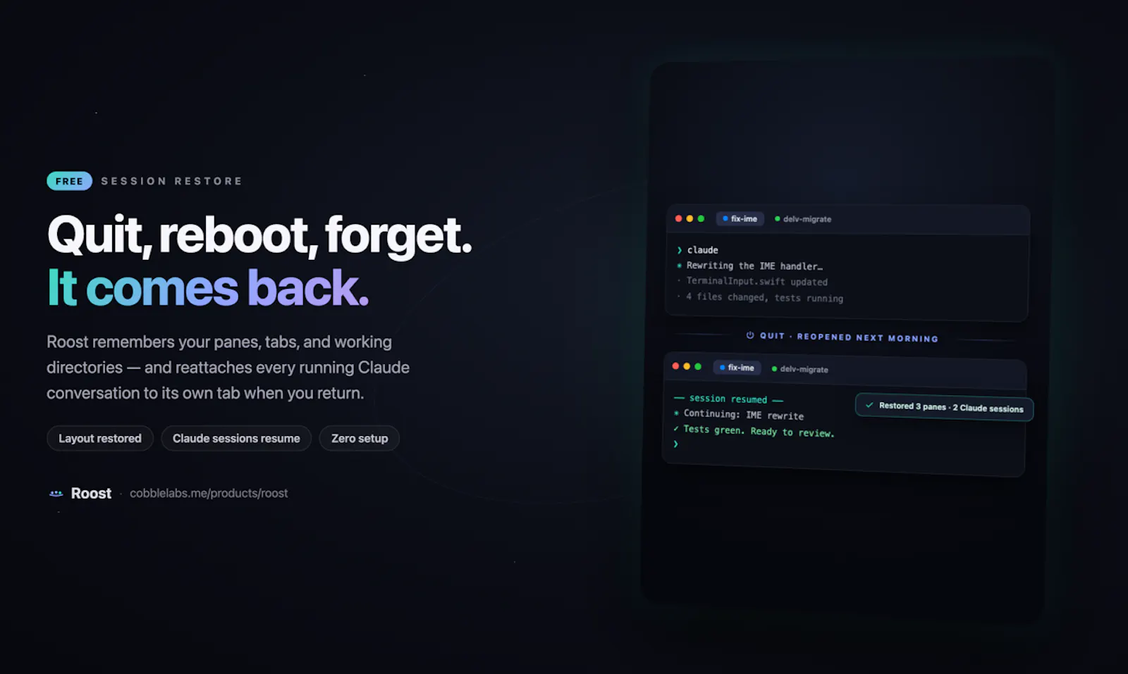 Roost screenshot 1